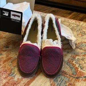 Sorel Women's Tremblant Blanket Slippers   Size 9